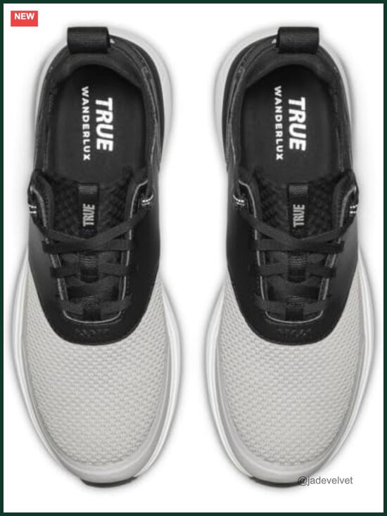 Men\'s Waterproof Spikeless Golf Shoes Knit Upper Tour Level